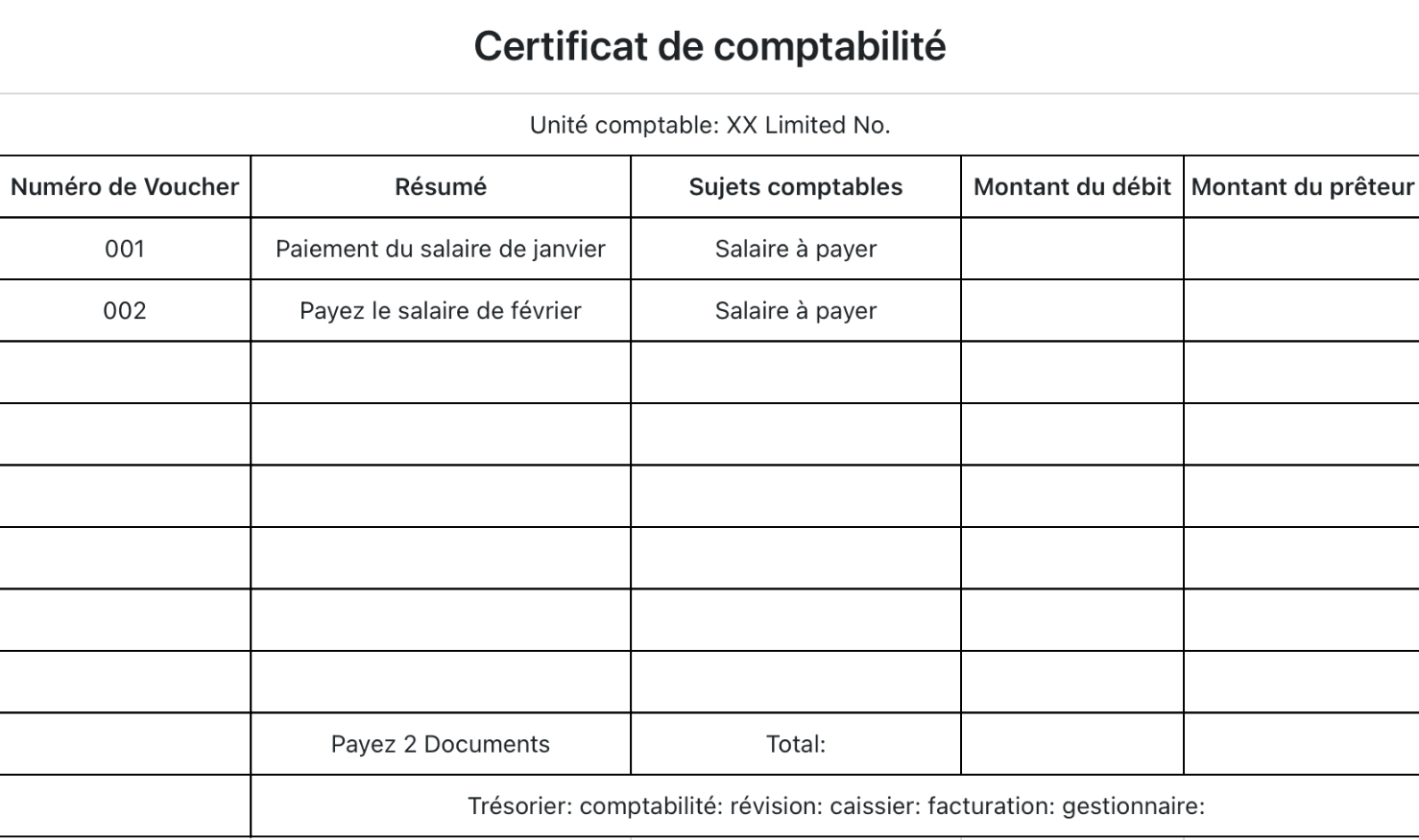 Certificat de comptabilité